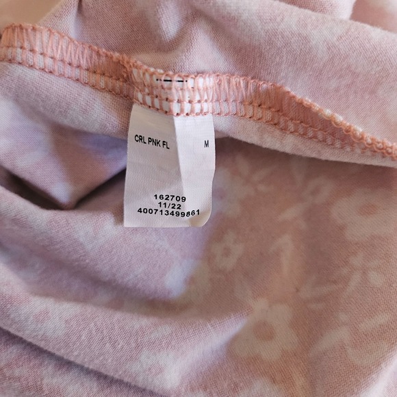 Milkmaid Babydoll‎ Cottagecore Pink Floral Midi Dress Medium - Picture 4 of 7